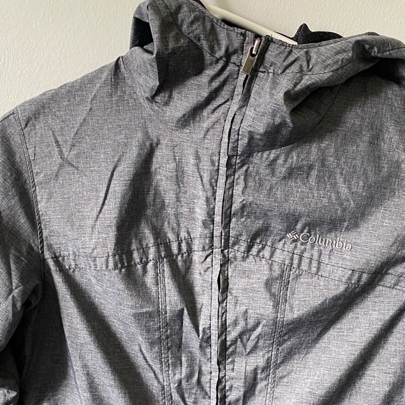 Columbia Women’s Charcoal Gray Lightweight Windbreaker XS - Picture 3 of 13